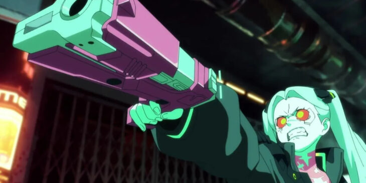 Rebecca em Cyberpunk Mercenários