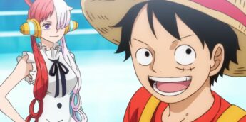 Uta e Luffy de One Piece