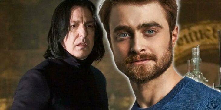 Alan Rickman e Daniel Radcliffe