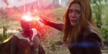 Wanda e Visão em Guerra Infinita
