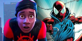 Aranha Escarlate em Através do Aranhaverso