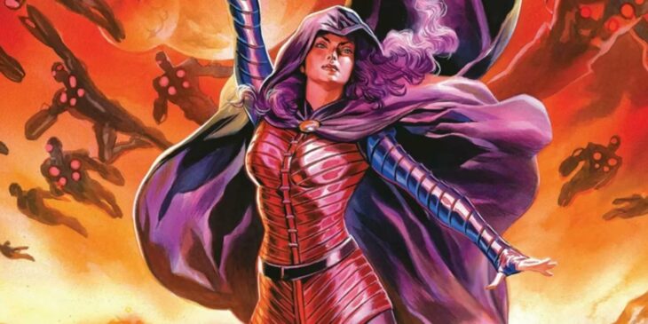 Psylocke como Capitã Britânia