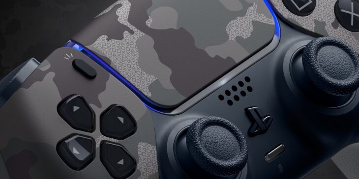 DualSense com Camuflagem