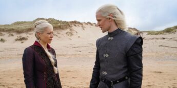 Daemon e Rhaenyra em A Casa do Dragão