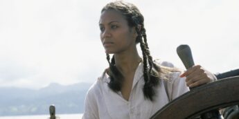 Zoe Saldaña em Piratas do Caribe