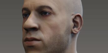 Vin Diesel Modelo 3D
