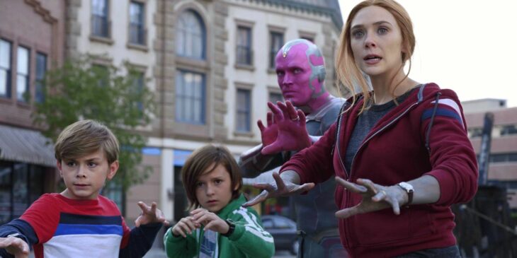 Wanda e Visão em WandaVision