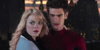 Peter Parker e Gwen Stacy em O Espetacular Homem-Aranha 2