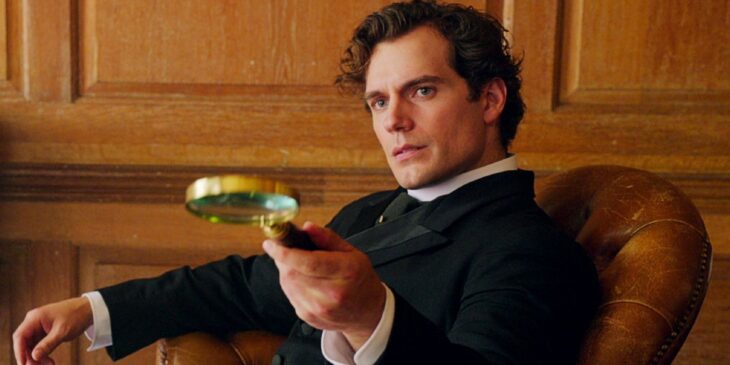Henry Cavill como Sherlock Holmes em Enola Holmes 2