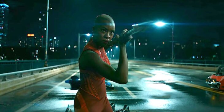 Danai Gurira em Pantera Negra: Wakanda Para Sempre