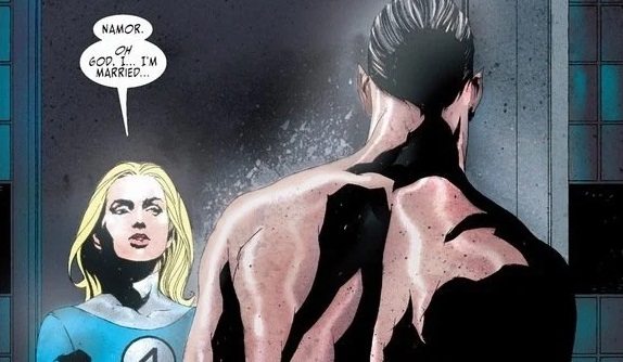Mulher Invisível e Namor