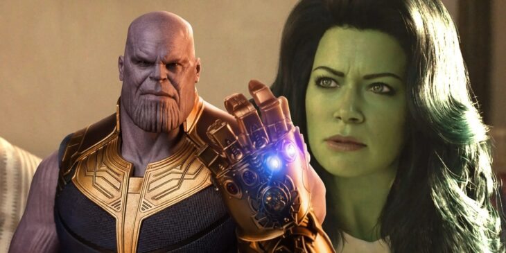 Mulher-Hulk e Thanos
