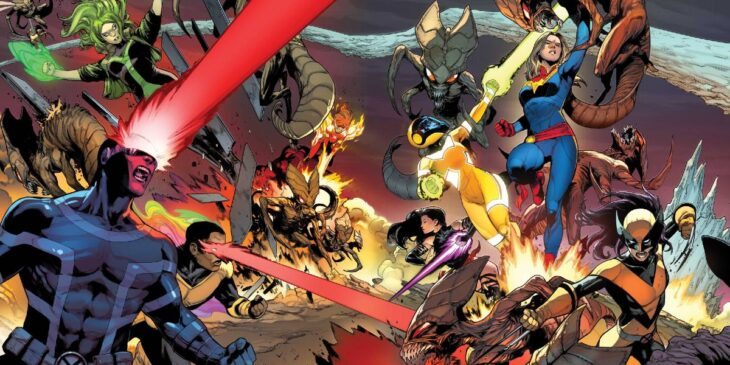 X-Men e Capitã Marvel