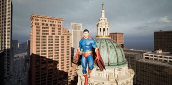 Superman da Unreal Engine