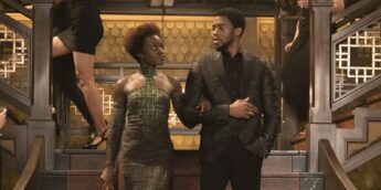 T'Challa e Nakia em Pantera Negra