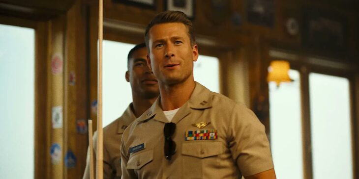 Glen Powell em Top Gun
