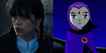 Jenna Ortega como Ravena, de Jovens Titãs
