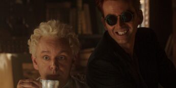 Aziraphaele e Crowley em Good Omens