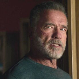 Arnold Schwarzenegger em O Exterminador do Futuro Destino Sombrio