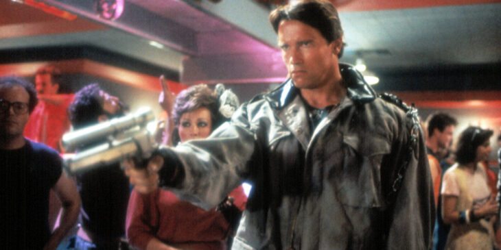 Arnold Schwarzenegger em O Exterminador do Futuro