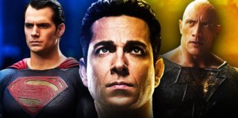 Henry Cavill, Zachary Levi e Dwayne Johnson