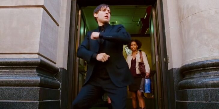 Tobey Maguire dança em Homem-Aranha 3