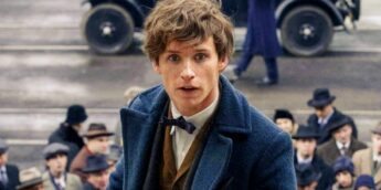 Eddie Redmayne como Newt Scamander em Animais Fantásticos
