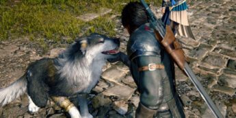 Clive e Torgal Final Fantasy