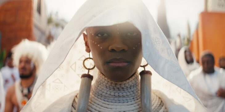 Letitia Wright em Pantera Negra 2