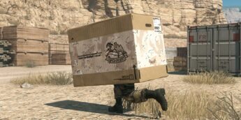 Caixa de papelão Metal Gear Solid