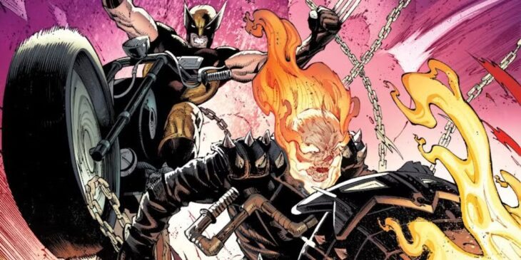Motoqueiro Fantasma e Wolverine