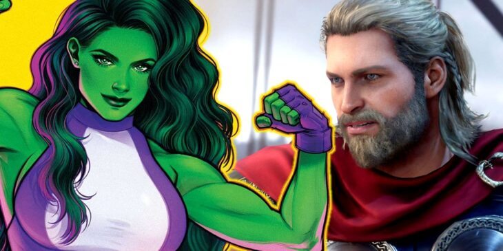 Mulher-Hulk e Thor