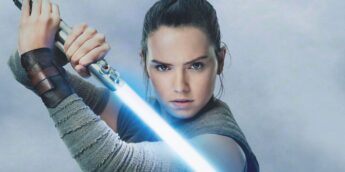 Daisy Ridley como Rey em Star Wars