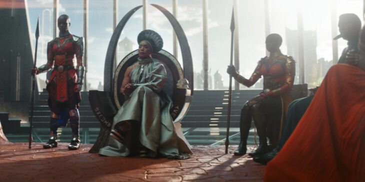 Rainha Ramonda e as Dora Milaje