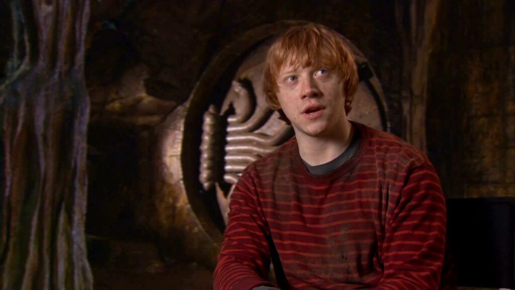 Rupert Grint como Rony Weasley