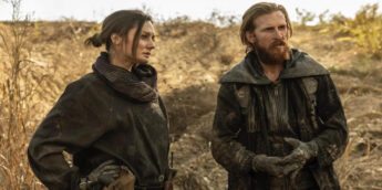 Austin Amelio e Christine Evangelista em Fear The Walking Dead