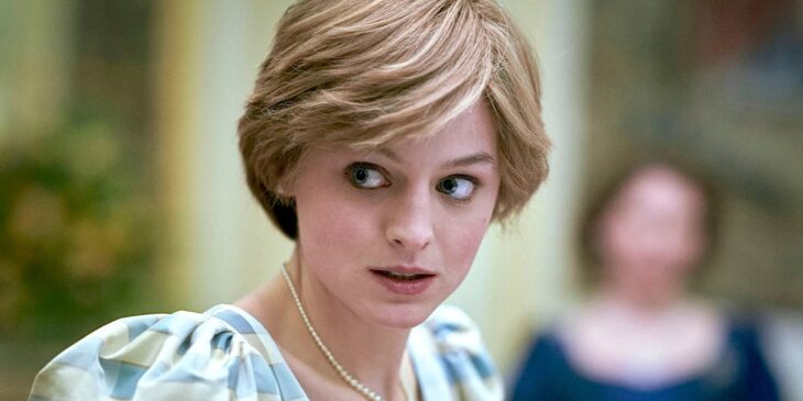 Emma Corrin em The Crown