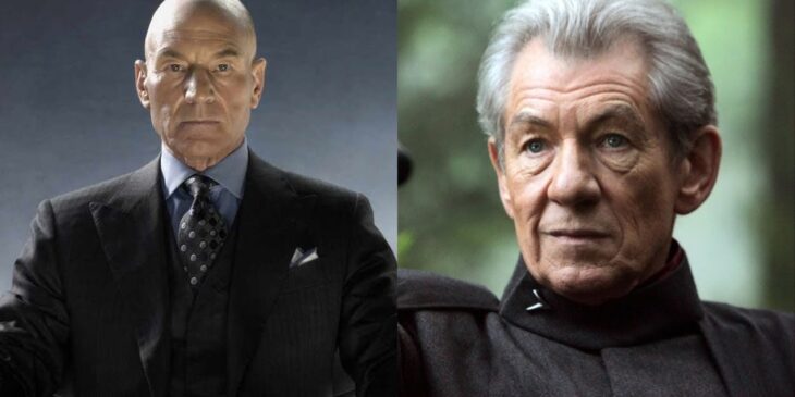Patrick Stewart e Ian McKellen