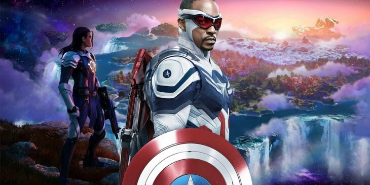 Capitão América em Fortnite
