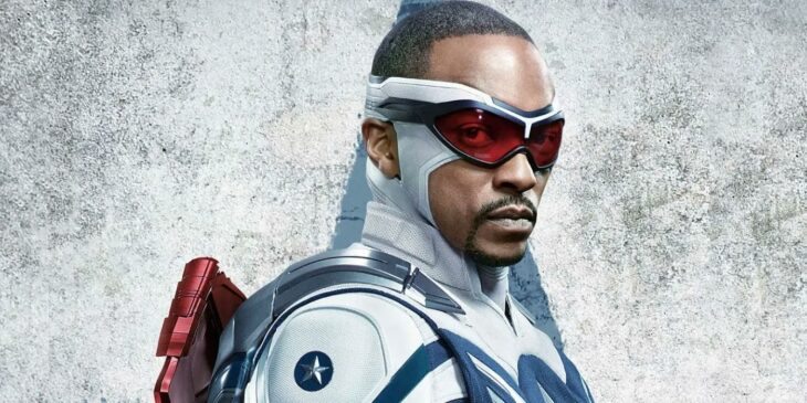 Anthony Mackie como Capitão América