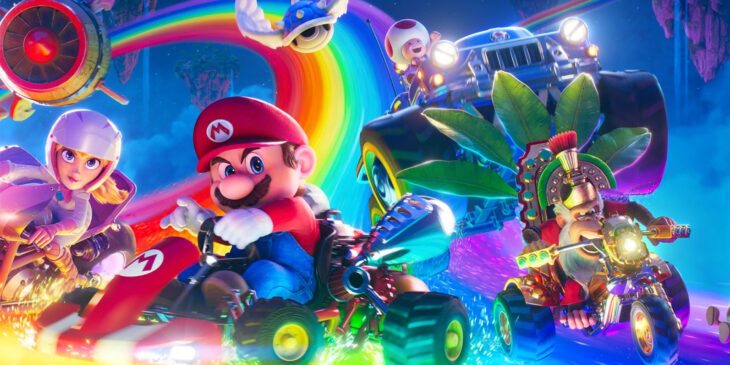 Rainbow Road de Super Mario