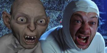 Andy Serkis como Gollum em O Senhor dos Anéis