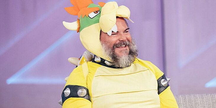 Jack Black vestido de Bowser