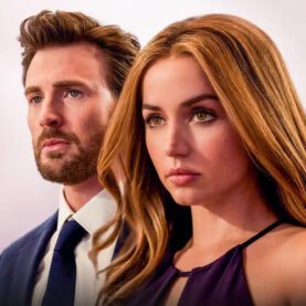 Chris Evans e Ana de Armas em Ghosted