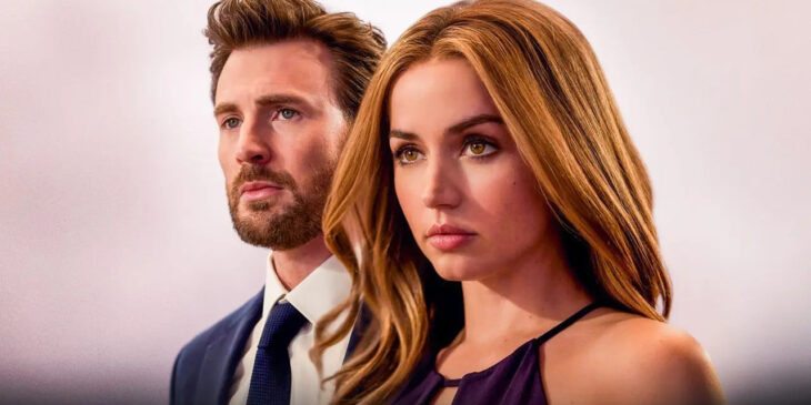 Chris Evans e Ana de Armas em Ghosted