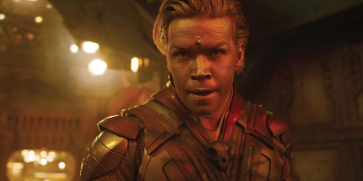 Will Poulter como Adam Warlock em Guardiões da Galáxia Vol. 3