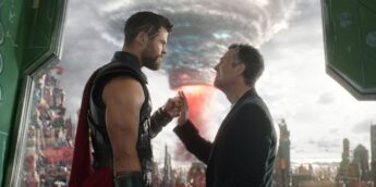 Chris Hemsworth e Mark Ruffalo em Thor