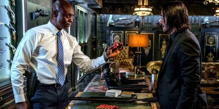 Keanu Reeves e Lance Reddick