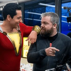 David F. Sandberg dirigindo Shazam