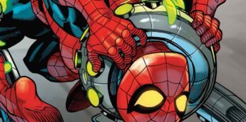 Homem-Aranha sendo enforcado pelos tentáculos do Doutor Octopus